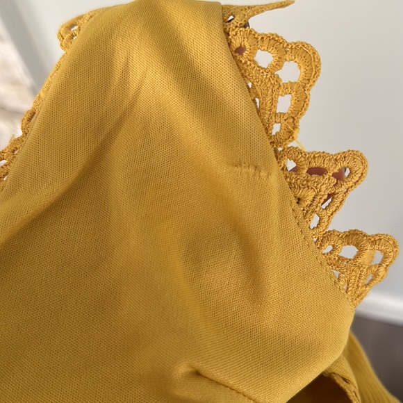 This Is Love Mustard Yellow Lace Maxi - Picture 10 of 10